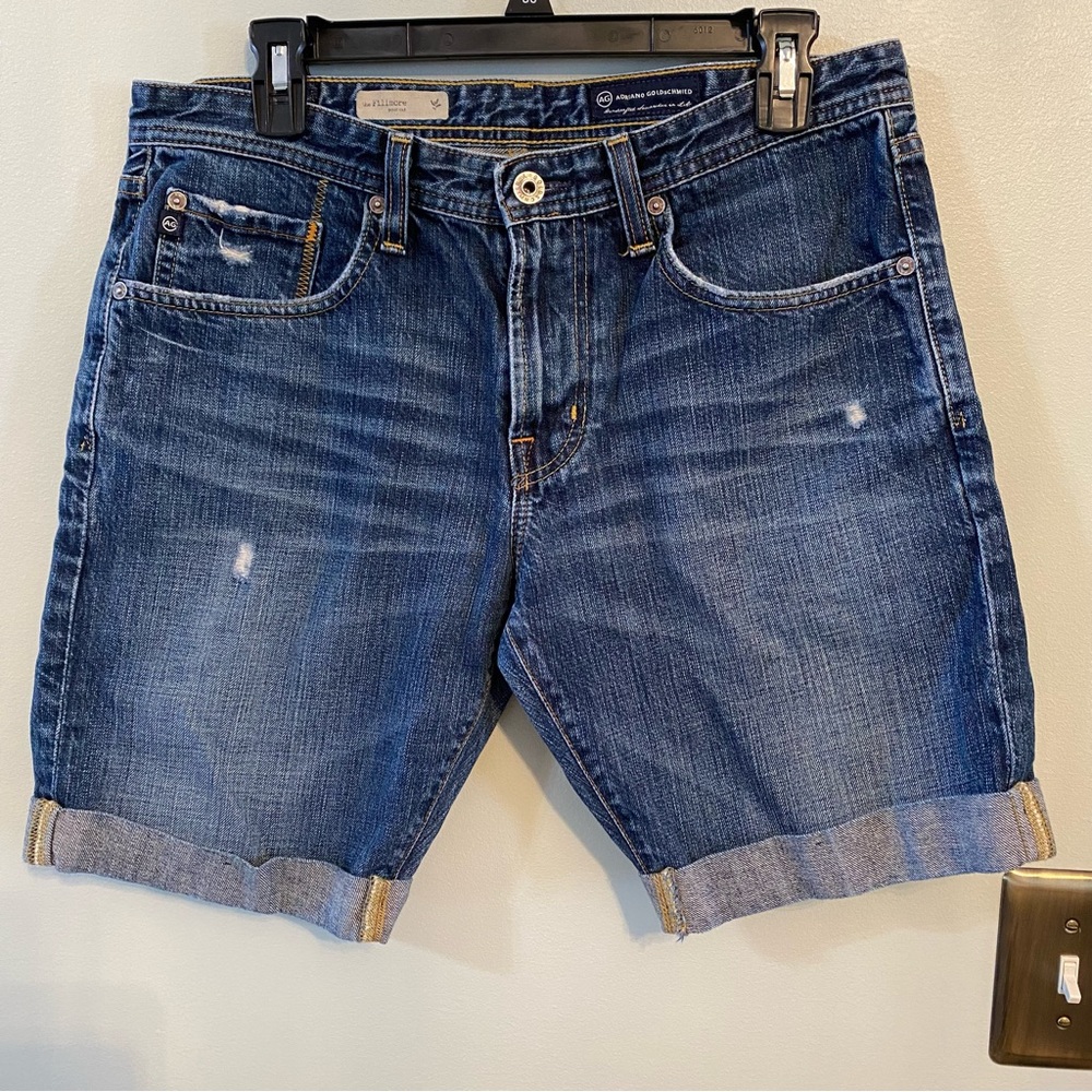 Adriano Goldschmied the Fillmore non-stretch denim Bermuda shorts size 32
